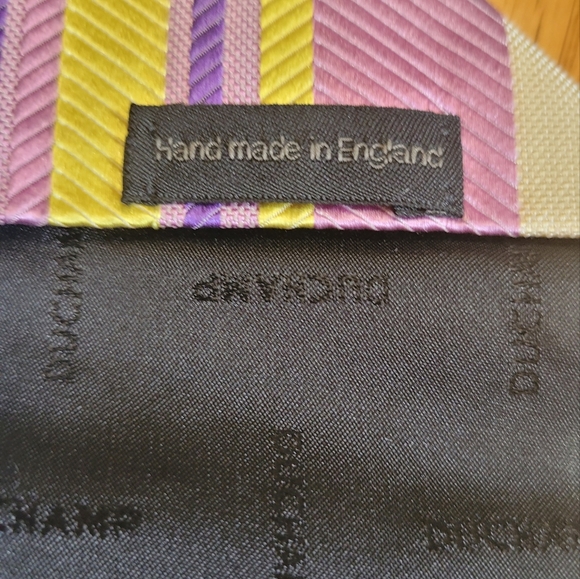 2 Duchamp ties - 100% silk, handmade in England. - Picture 6 of 11